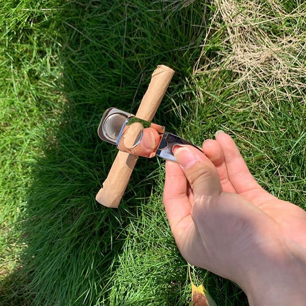 Golf Divot Værktøj Cigar Holder SORT Black