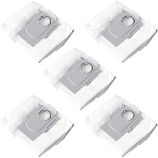 5x Støvsugerposer Xiaomi Roborock S8+ / S8 Pro Ultra etc. Hvid White one size