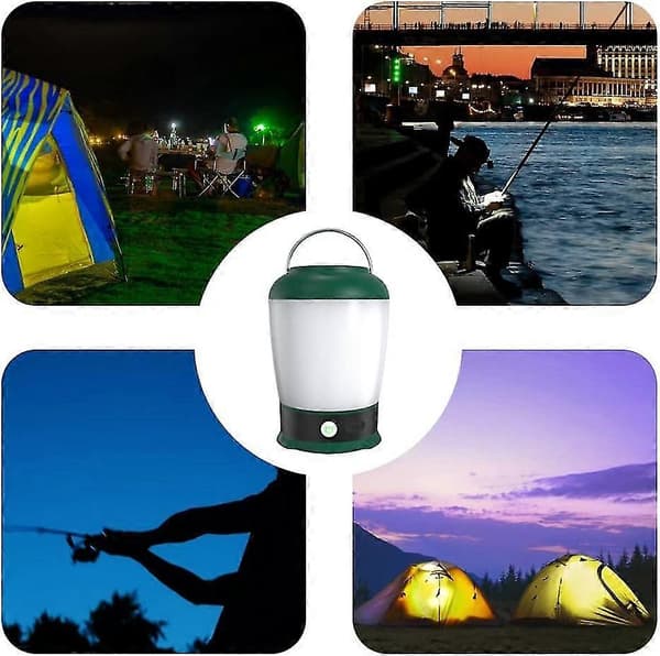 Campinglampe USB Utendørs Nødlykt, Bærbar LED Lampe Vanntett Teltlys