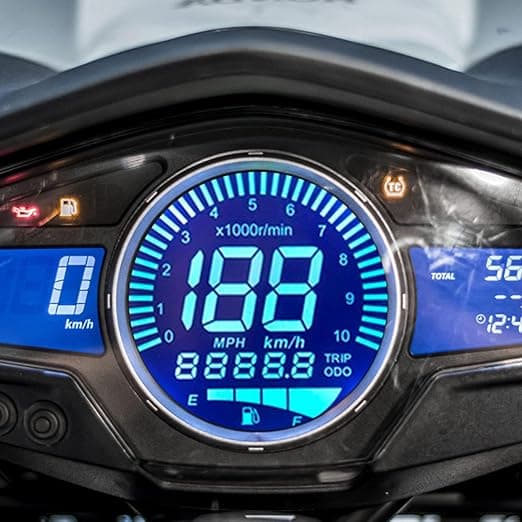 Digitalt PC-speedometer for motorsykkel, speedometer