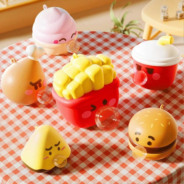 Fast Food Bubble Popping Squeeze Toy - Press Bubbles and Instant Calm - for Stress Relief