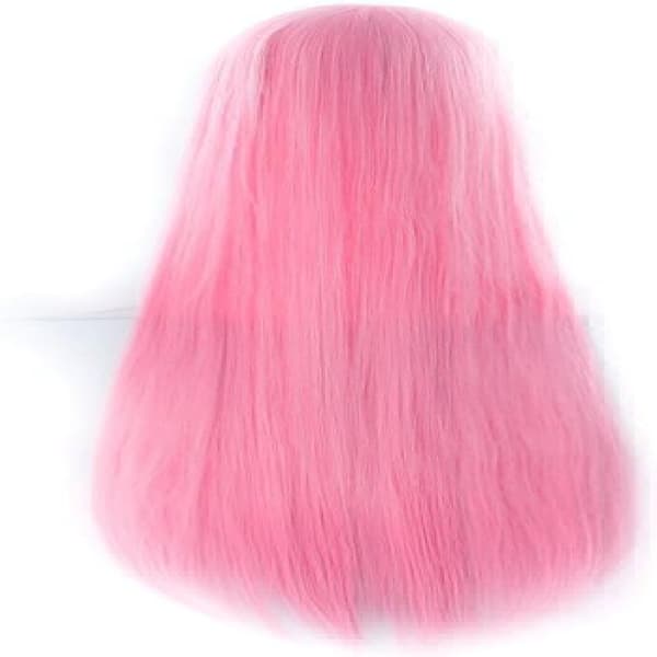 100 cm/39 tommer Mellemlang Lige Dame Anime Kostume Paryk color 4
