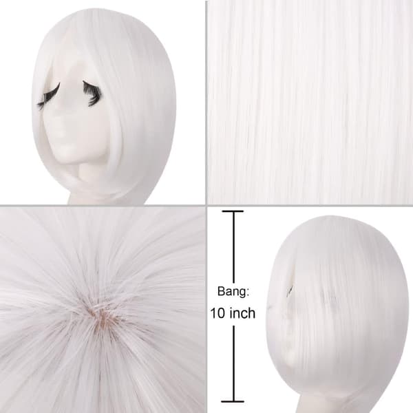 100 cm/39 tommer middels lang rett dame anime kostyme parykk color 3