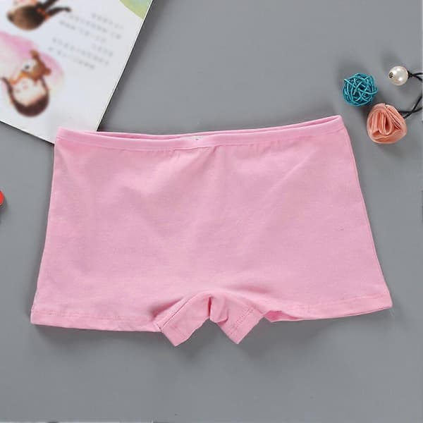 5-pack stringtrosor för flickor, stretchbomull, andningsbara, en storlek - FÄRG: Set 4