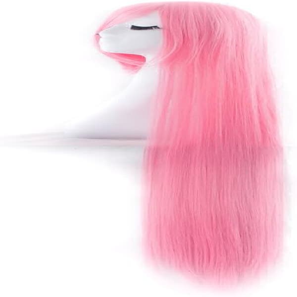 100 cm/39 tommer Mellemlang Lige Dame Anime Kostume Paryk color 4