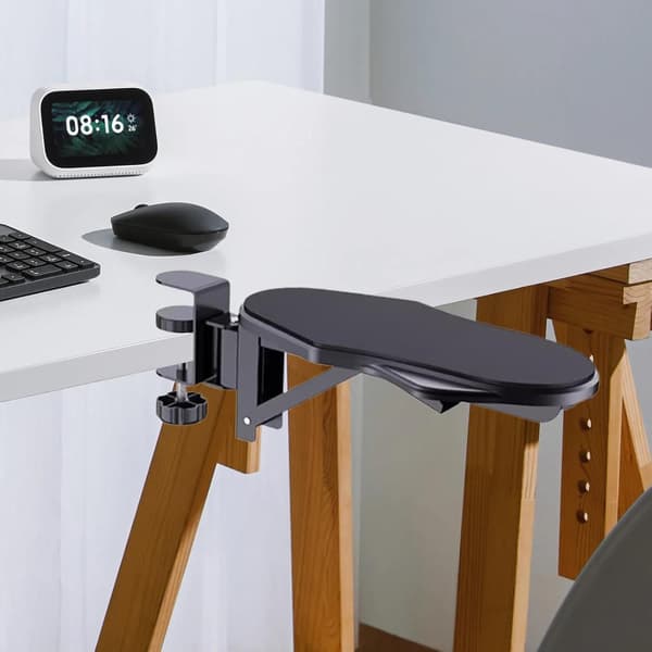 Computer armlæn til skrivebord, ergonomisk albuestøtte til h Folding rotating model