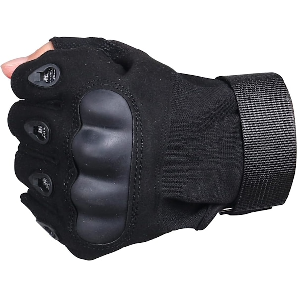 GL07 hårda halvfingerhandskar
