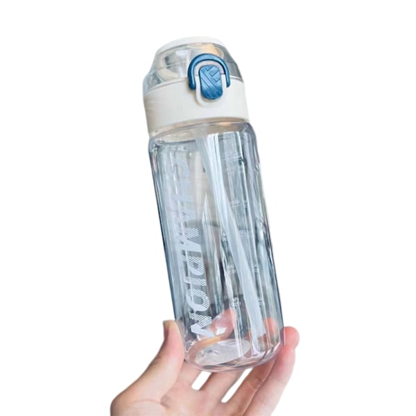 650ML/800ML Pillimehupullo Painetulla Tyylikkäällä Kannettavalla Urheilukupilla Sisä- ja Ulkokäyttöön Valkoinen White 800ml