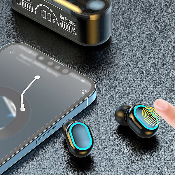 Bluetooth 2 trådlösa hörlurar - In-ear Bluetooth hörlurar