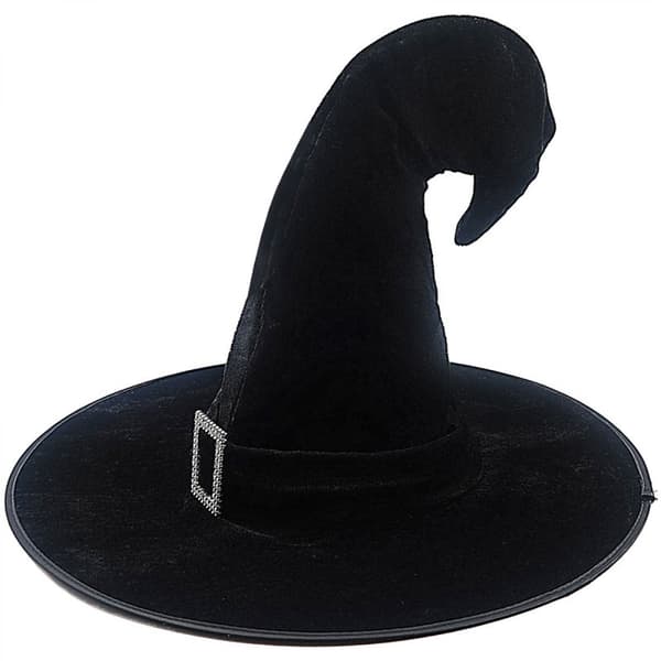 Halloween heksehat troldmand mænd kvinder sort kostume cospl
