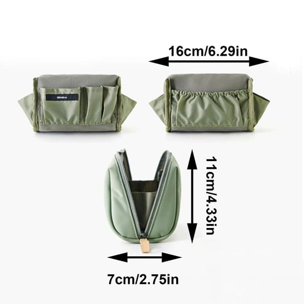 Lille Rejse Makeuptaske Kosmetiktaske Verde claro