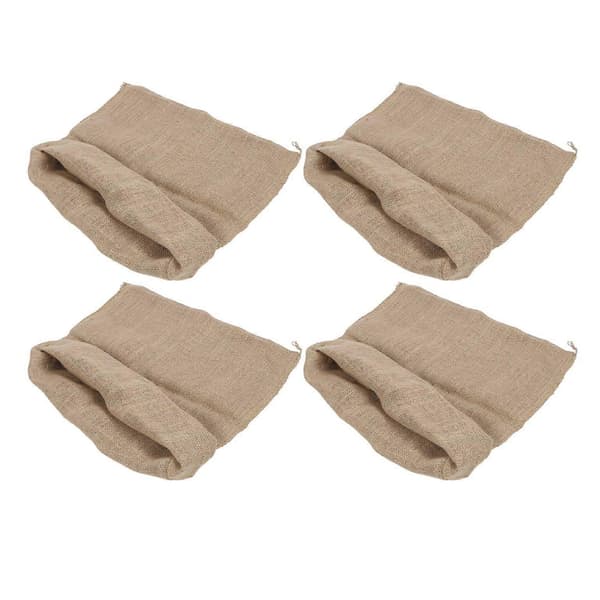 Store potetsekk i jute - Sett med 4