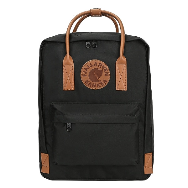 Skolryggsäck Travel Fox Bag för män & kvinnor Lätt collegeryggsäck, svart, 7L svart- Perfet black black 7L