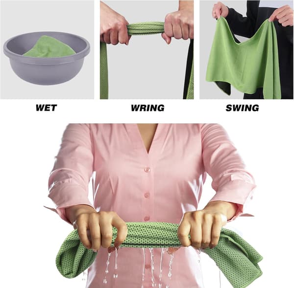 Kylhanddukar, [2-pack] Yogahandduk Ishandduk Mikrofiberhandduk fo