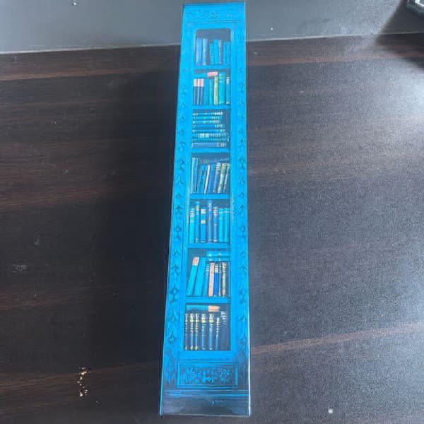 Minibogsornament julekalender 2026 Julejulekalender med 24 bøger blue
