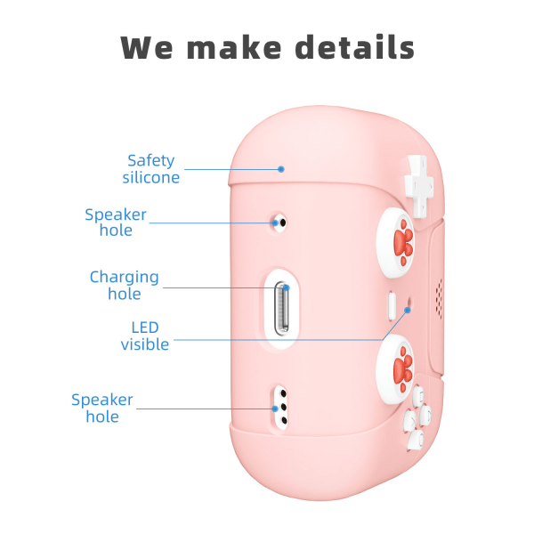 Rosa fodral för Airpods pro2-sjx