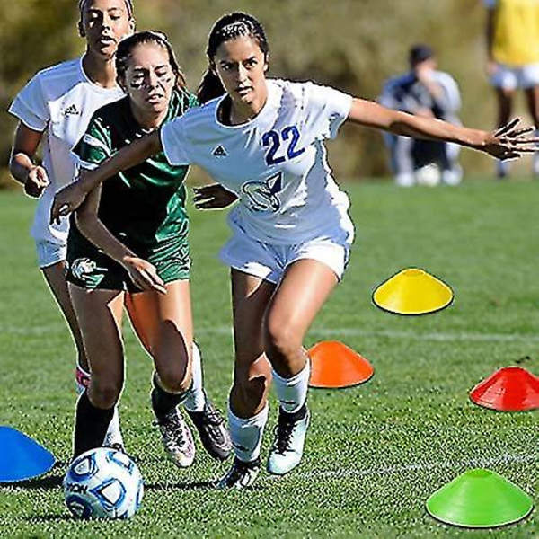 20 Fotbollskoner Disc Cone Set, Sport Speed & Agility Träningssats, Perfekt för Fotboll, Basket och Mer 5