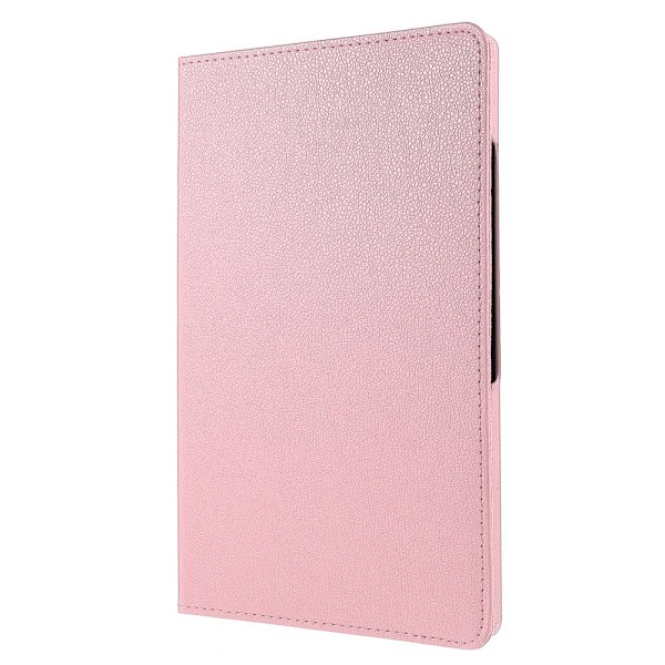 Samsung Tab A9+ 360 Litchi Fodral - Rosa Rosa