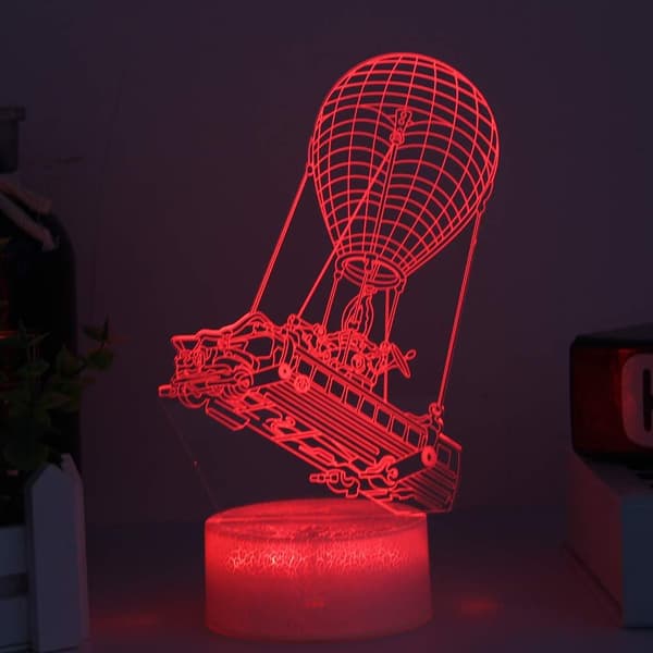 Batttlebus Spillrom Nattlys 3D Visjonseffekt LED Nattlys