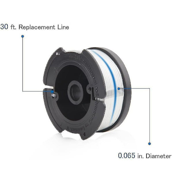 Black+decker A6481 Spole + 6-pack Tråd Kompatibel Med Reflex Trimmer