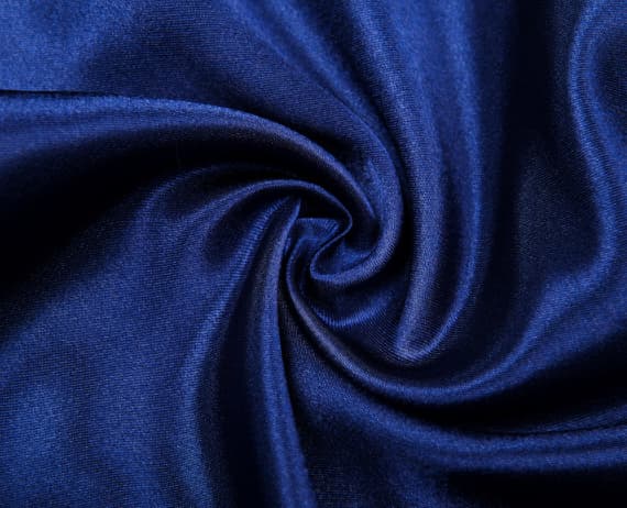 Satin pyjamasshorts for menn med elastisk midje, blå Blue XL