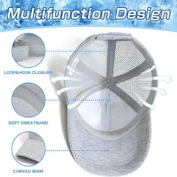 1 stk, småbarns baseballcaps, babyhatt, solhatt, trykt dinosauriemønster, ensfarget hatt for barn Grey M