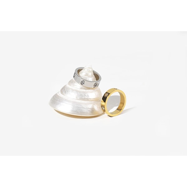 18K Kultaa Hopea Ruusu Pinnoitettu Rakkaus Sormus Kuutiollinen Zirkonia Lupaus Sormus Vihkisormus Korut Syntymäpäivälahjat Naisille Teinitytöille kulta gold 8