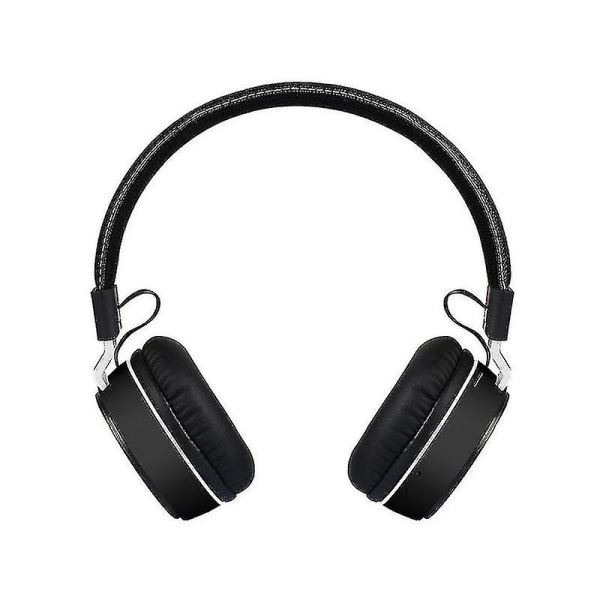 Hörlurar Trådlösa Bluetooth hörlurar Over Ear Headset Stereoljud, djup bas, 40h speltid, mjuka öronkuddar för resor hemklass RED