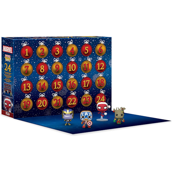 Funko Pop! Adventskalender: Marvel - Jul, Flerfärgad, One Size Y