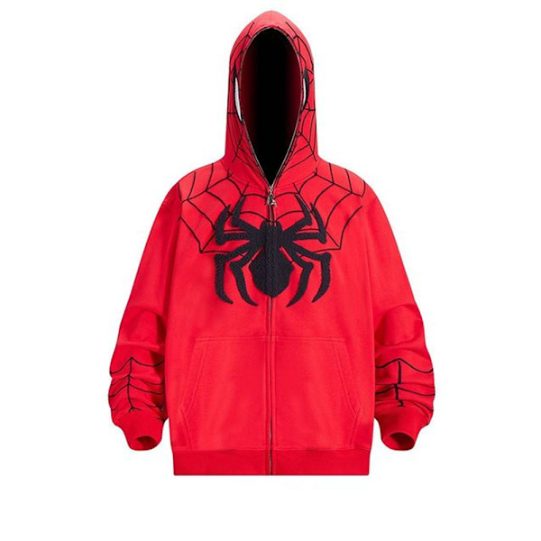 Halloween-hoodies för män 2024, rea, spindelnätsmönstrad hoodie, nyhet 3D-tryckt hoodie #2 #2 M