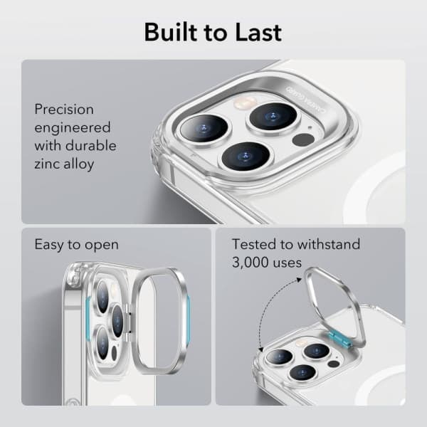ESR iPhone 14 Pro Max Shell Kickstand HaloLock MagSafe Läpinäkyvä