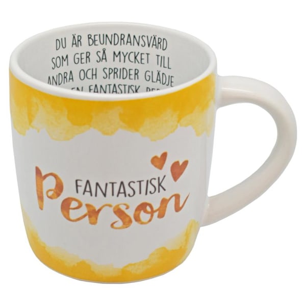 Krus FANTASTISK PERSON Multicolor multifärg