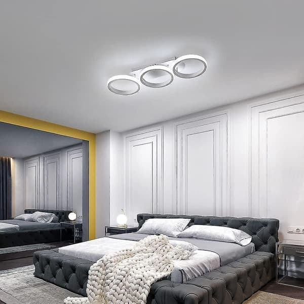 Moderna LED-taklampor, vit rund design inomhus takbelysning för sovrum vardagsrum