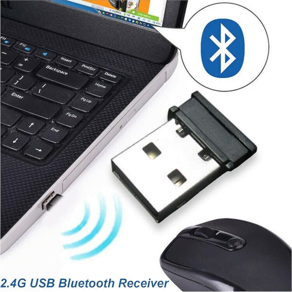 Universal 2.4g Trådløs Mottaker USB Adapter For Datamaskin Mus Tastatur Tilkobling Black
