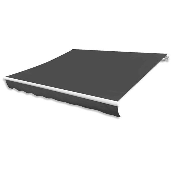 vidaXL Markisväv antracit 350x250 cm Anthracite Antracit