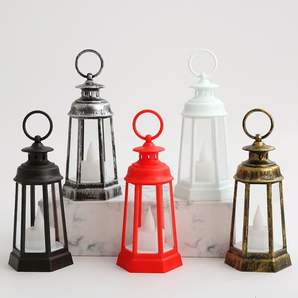 LED Lanterne Lys Lanterne SORT black