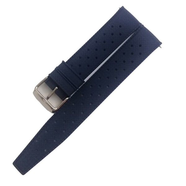 18mm 20mm 22mm Silikonrem Watch Armband BLÅT 22MM blå Y blue 22mm