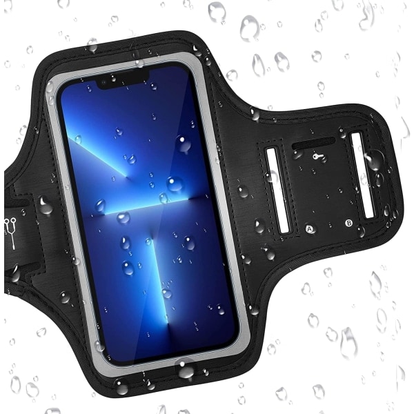 IC Träningstelefonhållare Armband kompatibel med iPhone 14 Plus, 13 Pro, 12 Pro Max, Samsung Galaxy S23 Ultra, S22 Plus, Note20 Ultra Y