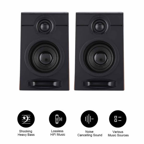 Paird 3in Kraftig Bas Computerhøjttaler HiFi Audio Computer Subwoofer