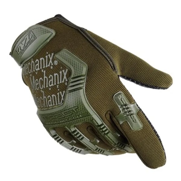 Taktiske militærhandsker Paintball Airsoft Shot Soldat Kamppoliti Anti-slip Cykel Helfingerhandsker Mænd Beklædning Handsker Grøn Green M