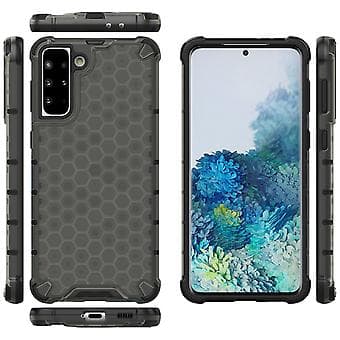 Honeycomb PC+TPU-cover til Samsung Galaxy S21+ 5G Black