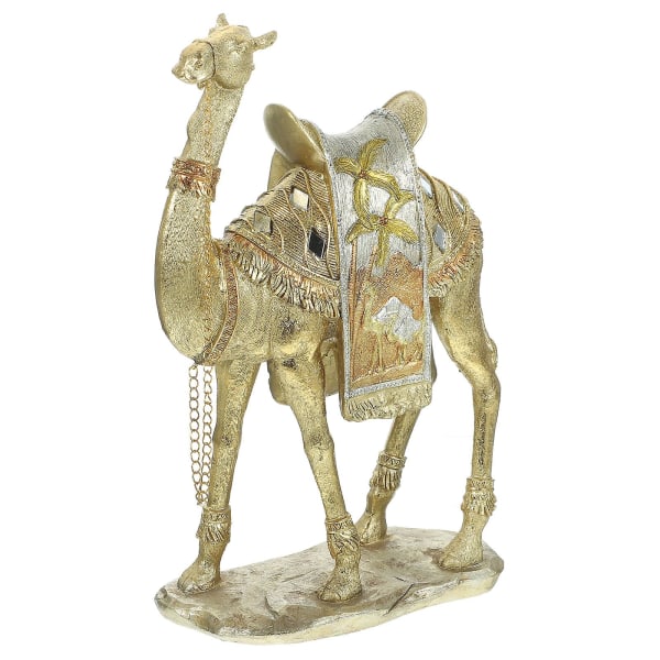 Resin Camel Statue Modern Mellanöstern Klassisk stil Kamel Bokhylla Inredning 25.00X16.00X7.00CM