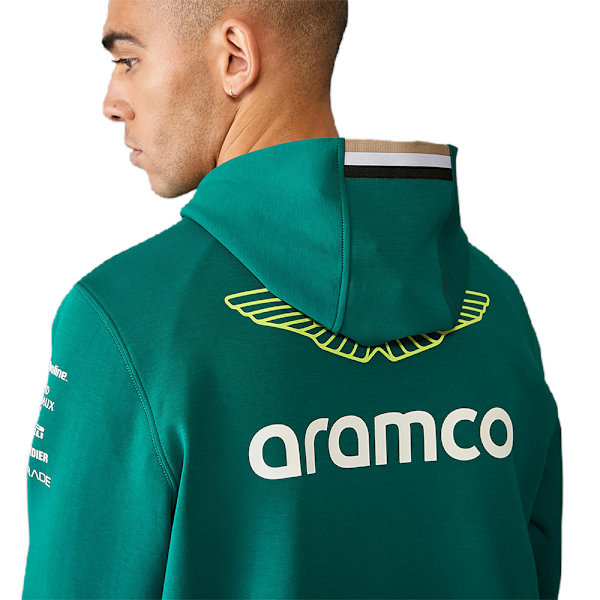 Herre Sweatshirt Løs Passform Pullover Hettegenser Racing Langermet Sweatshirt Med Lommer - Grønn L