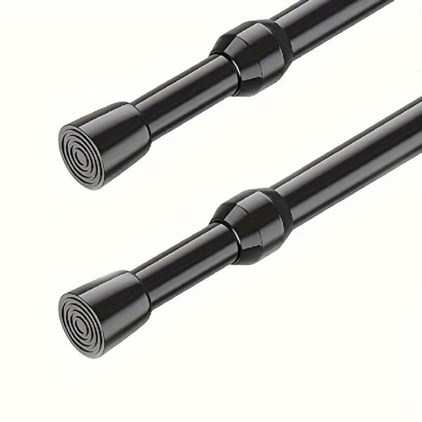 kompatibel OBOSOE 2-pakning skapskinne uttrekkbar 40-70cm Black