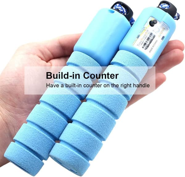 Hopprep Speed Rope, Hopprep Boxning, Hopprep Sport Barn, Hopprep Barn med Räknare, Justerbart Speed Rope