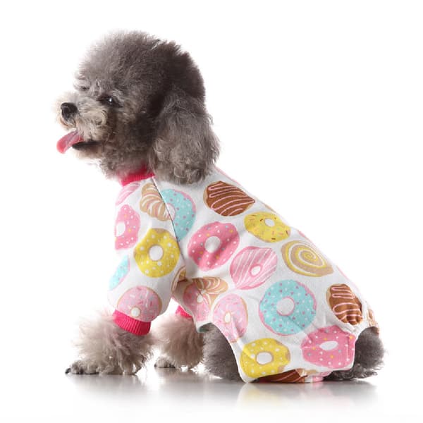 Husdjurskläder Hundpyjamas Tröjor, Husdjurskläder Höst Vinter Pyjamas XS