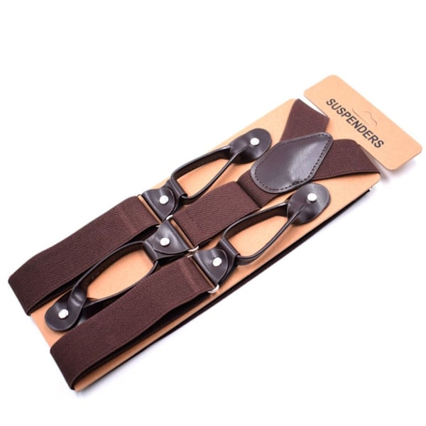 Suspenders Elastiske Suspenders KAFFE - på lager Coffee