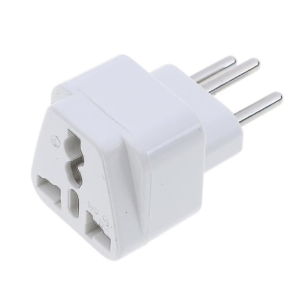 Universal UK/US/EU til Schweiz Schweiz AC Strøm Stik Rejseadapter Konvertere White