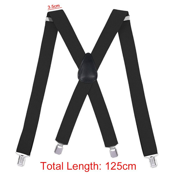 Suspenders til mænd Elastiske suspenders 5 Y 5