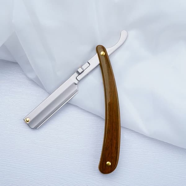 Barberkniv med lige kant, barberkniv til hår